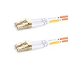 Cable de fibra óptica LC UPC a LC UPC de 2 m (7 pies) multimodo OM2 dúplex de PVC (OFNR)
