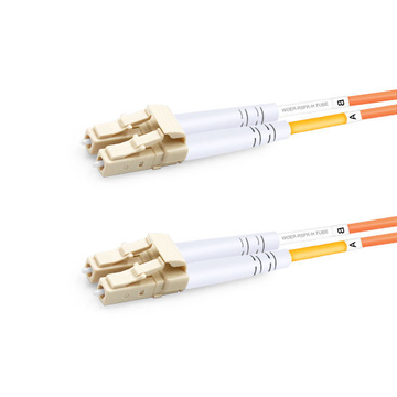 Câble fibre optique duplex OM1 multimode LC UPC vers LC UPC PVC (OFNR) de 3 m (1 pi)