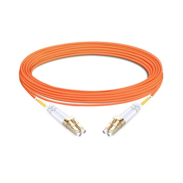 Duplex OM2 62.5/125 LC-LC Multimode Fiber Optic Cable 30m | FiberMall