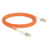 Câble fibre optique duplex OM30 multimode LC UPC vers LC UPC PVC (OFNR) de 98 m (2 pi)