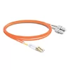 1m (3ft) Duplex OM1 Multimode LC UPC to SC UPC PVC (OFNR) Fiber Optic Cable