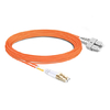 10m (33ft) Duplex OM2 Multimode LC UPC to SC UPC PVC (OFNR) Fiber Optic Cable