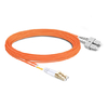 7 m (23 pies) Dúplex OM1 Multimodo LC UPC a SC UPC Cable de fibra óptica PVC (OFNR)