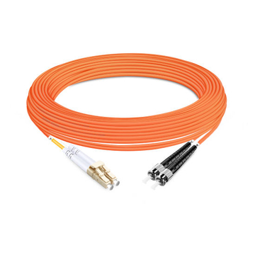 Câble Fibre Optique Multimode Duplex OM1 62.5/125 LC-ST 10m | FiberMall