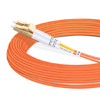 Cable de fibra óptica de 7 m (23 pies) dúplex OM1 multimodo LC UPC a ST UPC PVC (OFNR)