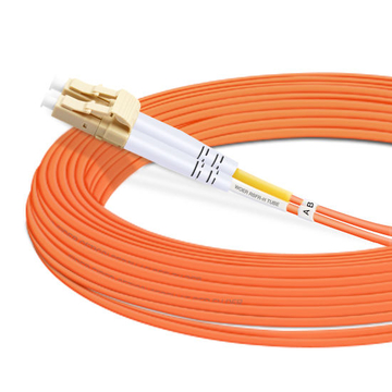 10m (33ft) Duplex OM1 Multimode LC UPC to ST UPC PVC (OFNR) Fiber Optic Cable