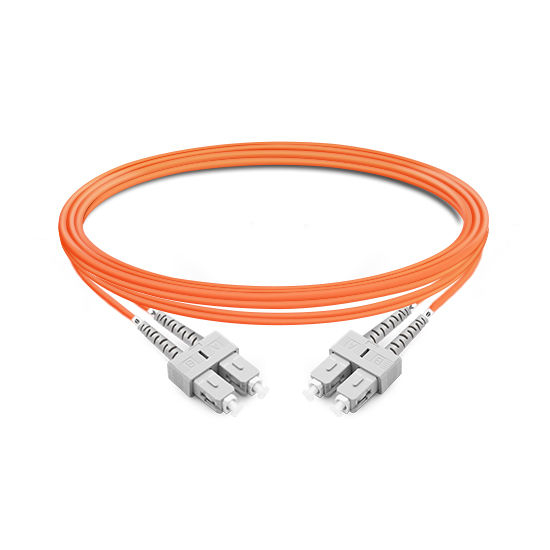 Duplex OM2 50/125 SC-SC Multimode Fiber Optic Cable 4m | FiberMall