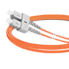 Câble à fibre optique duplex OM1 multimode SC UPC vers SC UPC PVC (OFNR) de 3 m (1 pi)