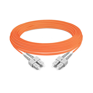 10m (33ft) Duplex OM1 Multimode SC UPC to SC UPC PVC (OFNR) Fiber Optic Cable