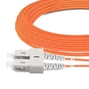 7m (23ft) Duplex OM1 Multimode SC UPC to SC UPC PVC (OFNR) Fiber Optic Cable