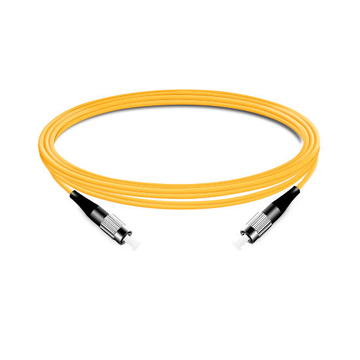 2m (7ft) Simplex OS2 Single Mode FC UPC to FC UPC PVC (OFNR) Fiber Optic Cable