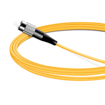 Cable de fibra óptica de 1 m (3 pies) Simplex OS2 monomodo FC UPC a FC UPC PVC (OFNR)