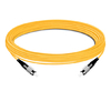 Câble à fibre optique simple mode FC UPC vers FC UPC PVC (OFNR) 7 m (23 pi) Simplex OS2