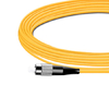 7m (23ft) Simplex OS2 Single Mode FC UPC to FC UPC PVC (OFNR) Fiber Optic Cable