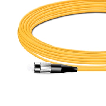 7m (23ft) Simplex OS2 Single Mode FC UPC to FC UPC PVC (OFNR) Fiber Optic Cable