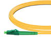 Cabo de fibra ótica de 2m (7 pés) Simplex OS2 de modo único LC APC para LC APC PVC (OFNR)