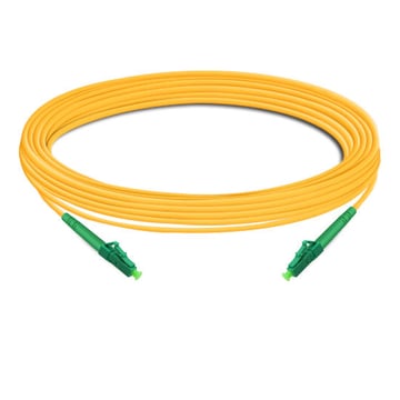 LC APC para LC APC Simplex OS2 SM PVC Fibra Óptica Cabo 10m | FiberMall