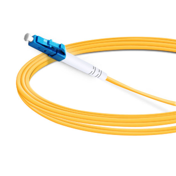 2m (7ft) Simplex OS2 Single Mode LC UPC to FC UPC PVC (OFNR) Fiber Optic Cable