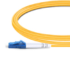 Cabo de fibra ótica de 2 m (7 pés) OS2 modo único LC UPC para FC UPC PVC (OFNR)