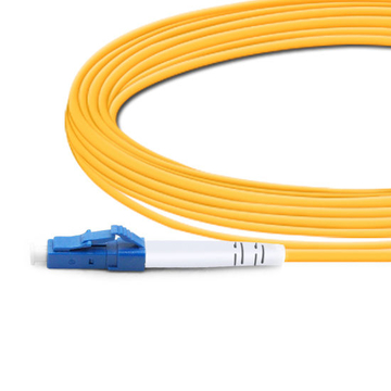 7m (23ft) Simplex OS2 Single Mode LC UPC to FC UPC PVC (OFNR) Fiber Optic Cable