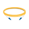 Cable de fibra óptica LC UPC a LC UPC PVC (OFNR) monomodo simplex OS5 de 16 m (2 pies)