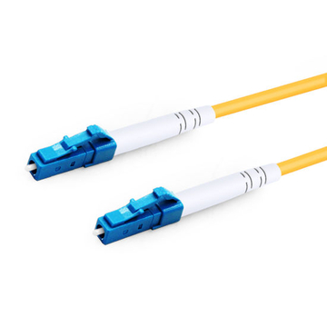 3m (10ft) Simplex OS2 Single Mode LC UPC to LC UPC PVC (OFNR) Fiber Optic Cable