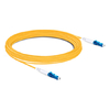 20m (66ft) Simplex OS2 Single Mode LC UPC to LC UPC PVC (OFNR) Fiber Optic Cable