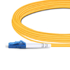 Câble fibre optique LC UPC à LC UPC PVC (OFNR) monomode 10 m (33 pi) Simplex OS2