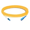 Cable de fibra óptica de 30 m (98 pies) simplex OS2 monomodo LC UPC a SC UPC PVC (OFNR)