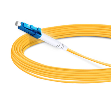 Câble à fibre optique simple mode LC UPC vers ST UPC PVC (OFNR) 7 m (23 pi) Simplex OS2