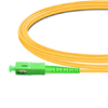 Cable de fibra óptica de 2 m (7 pies) Simplex OS2 monomodo SC APC a SC APC PVC (OFNR)