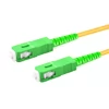 3m (10ft) Simplex OS2 Single Mode SC APC to SC APC PVC (OFNR) Fiber Optic Cable