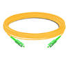 Câble fibre optique SC APC à SC APC PVC (OFNR) monomode Simplex OS10 de 33 m (2 pi)