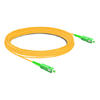 Cable de fibra óptica de 10 m (33 pies) Simplex OS2 monomodo SC APC a SC APC PVC (OFNR)
