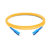 Cable de fibra óptica SC UPC a SC UPC LSZH monomodo simplex OS1 de 3 m (2 pies)