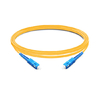 Cable de fibra óptica SC UPC a SC UPC LSZH monomodo simplex OS2 de 7 m (2 pies)