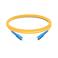 3 متر (10 أقدام) Simplex OS2 Single Mode SC UPC to SC UPC LSZH Fiber Optic Cable