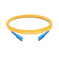 Cable de fibra óptica SC UPC a SC UPC LSZH monomodo simplex OS3 de 10 m (2 pies)