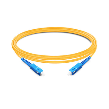 2m (7ft) Simplex OS2 Single Mode SC UPC to SC UPC LSZH Fiber Optic Cable