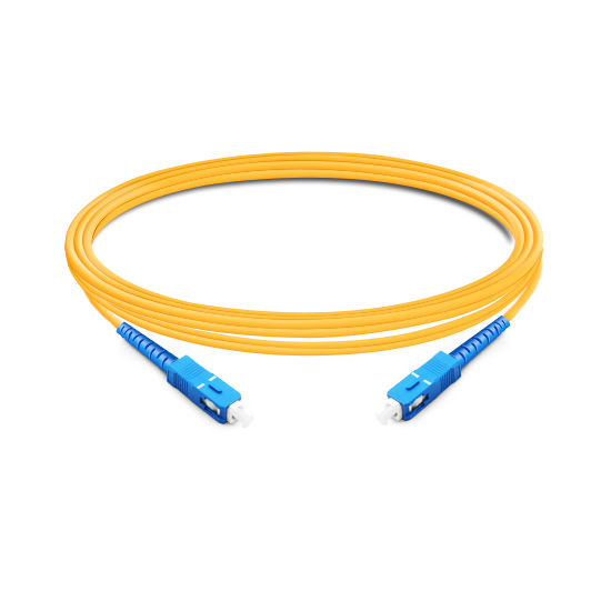 Simplex OS2 9/125 SC-SC Single Mode Fiber Optic Cable 4m | FiberMall