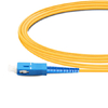 5m (16ft) Simplex OS2 Single Mode SC UPC to SC UPC PVC (OFNR) Fiber Optic Cable