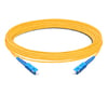 7m (23ft) Simplex OS2 Single Mode SC UPC to SC UPC PVC (OFNR) Fiber Optic Cable