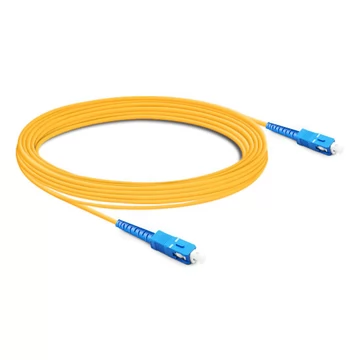 Одномодовый SC UPC симплекс OS10 на 33 м (2 фута) - оптоволоконный кабель SC UPC LSZH