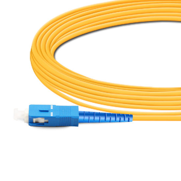 Câble à fibre optique Simplex OS10 monomode SC UPC vers SC UPC LSZH de 33 m (2 pi)