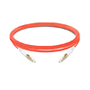 2m (7ft) Simplex OM1 Multimode LC UPC to LC UPC PVC (OFNR) Fiber Optic Cable