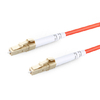 1m (3ft) Simplex OM1 Multimode LC UPC to LC UPC PVC (OFNR) Fiber Optic Cable