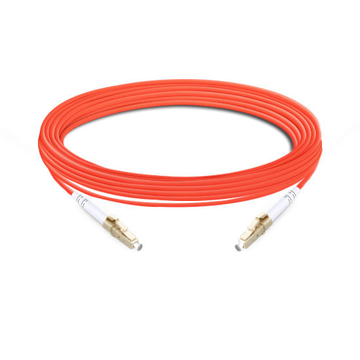 7m (23ft) Simplex OM1 Multimode LC UPC to LC UPC PVC (OFNR) Fiber Optic Cable