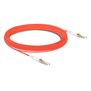 7 m (23 pies) Simplex OM1 Multimodo LC UPC a LC UPC Cable de fibra óptica PVC (OFNR)