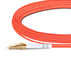 10 m (33 pies) Simplex OM1 Multimodo LC UPC a LC UPC Cable de fibra óptica PVC (OFNR)