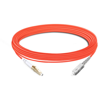 Simplex OM1 62.5/125 LC-SC Multimode Fiber Optic Cable 10m | FiberMall